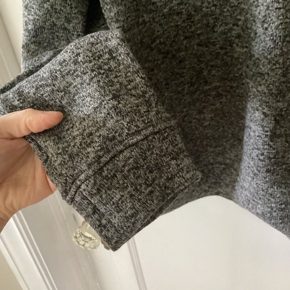 Eddie Bauer Mens Radiator Fleece Pullover 1/4 Snap Front Sweater Charcoal Medium - Picture 8 of 11